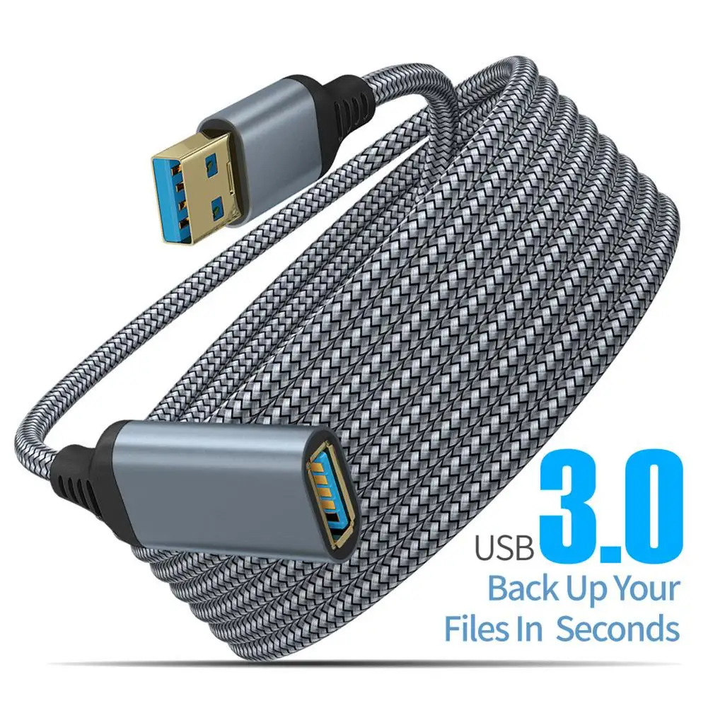USB 3 0 Удлинительный кабель высокоскоростной штекер-гнездо шнур USB3.0 Кабель для