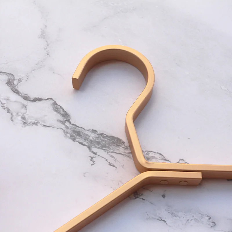 Северный Европейский Ins алюминиевый сплав стойка Золотая большая плоская линия