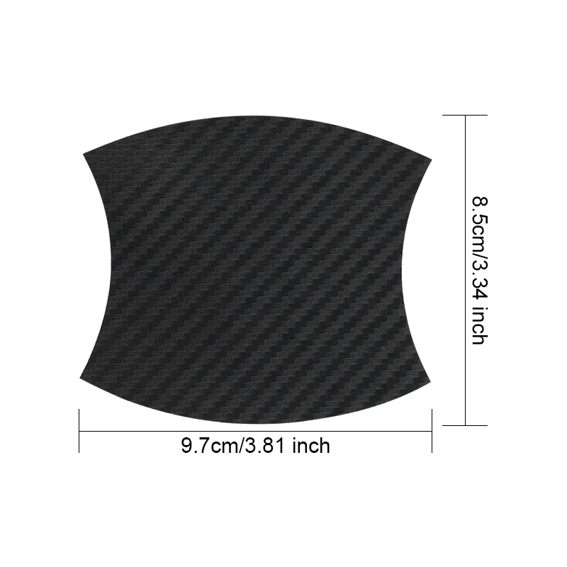 

Universal 4pcs Carbon Fiber Auto Car Door Handle Stickers Car Handle Protection Anti Scratch Stickers Car Accessories for Bmw