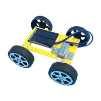 mini science experiment solar car toys for children educational toys diy assembled energy solar powered toy car robot kit set