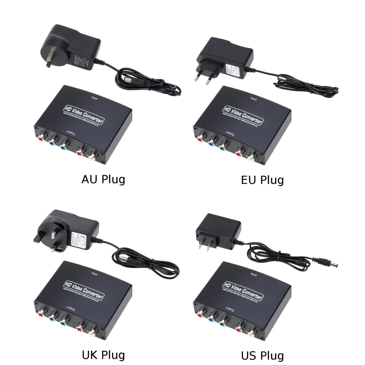1080P HDMI в RGB компонент 5RCA YPBPR R/L видео аудио конвертер адаптер для ТВ | Электроника