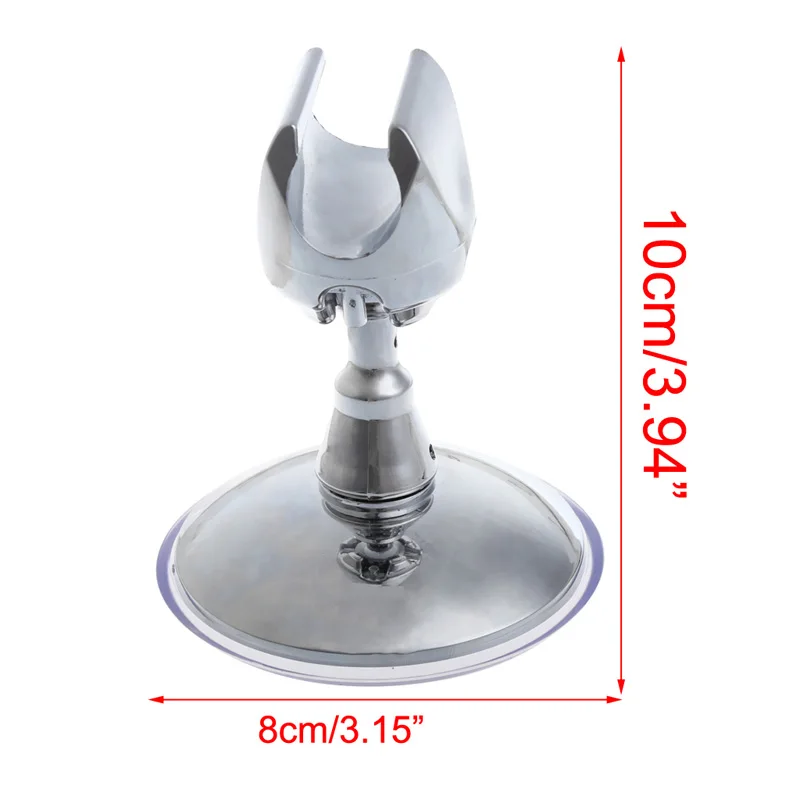 

Adjustable Strong Suction Cup Shower Head Holder Bracket Stand 360° Swivel P15D