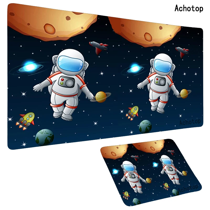 

800X300MM Kawaii Astronauta Mousepad Gaming Notbook Mouse Pad Gamer Mat PC Game Computer Desk Padmouse Keyboard Large Play Mats