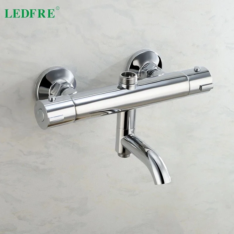 LEDFRE Термостатические Смесители для ванной комнаты ванны душа с ЖК экраном