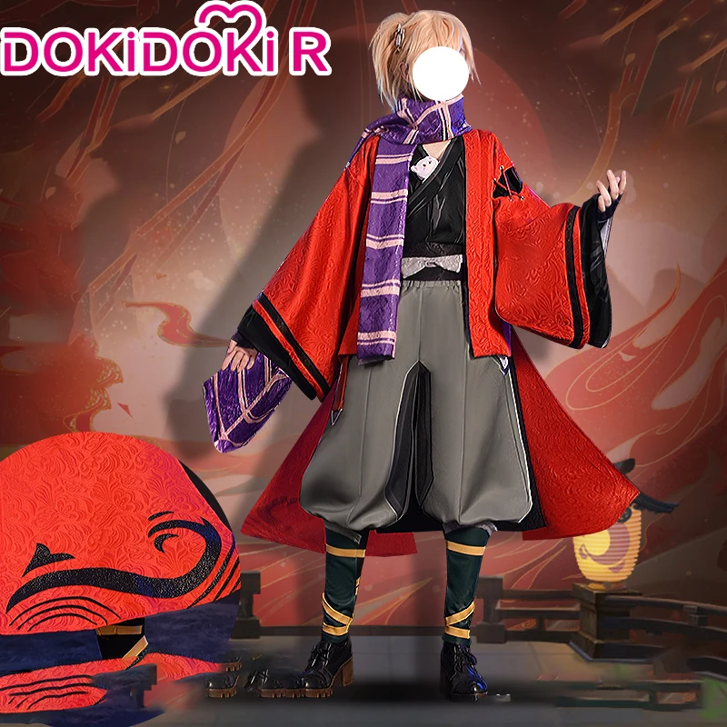 DokiDoki-R Game Genshin Impact Косплей друг каэдехара казуха косплей мужской костюм Kazuha Friend