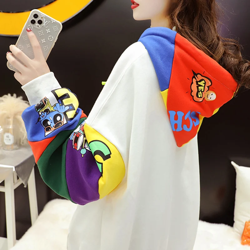 Женская толстовка с капюшоном цвет в ассортименте