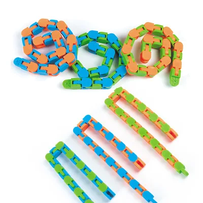 1 шт красочный пазл сенсорная Непоседа игрушки 24 раздел поворот забавная цепочка