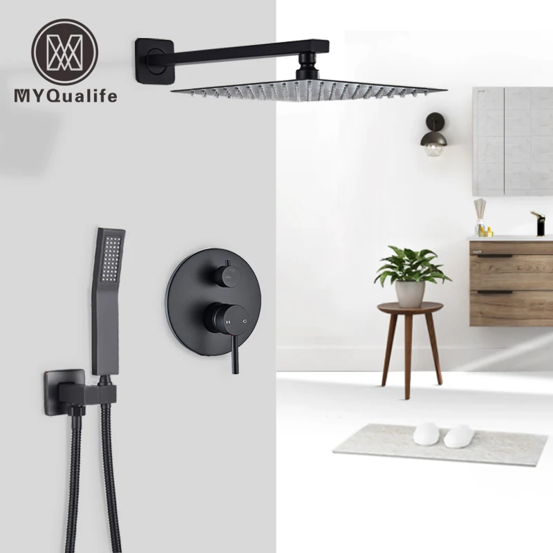 Смеситель для душа из латуни смеситель в форме дождя|Смесители душа| |