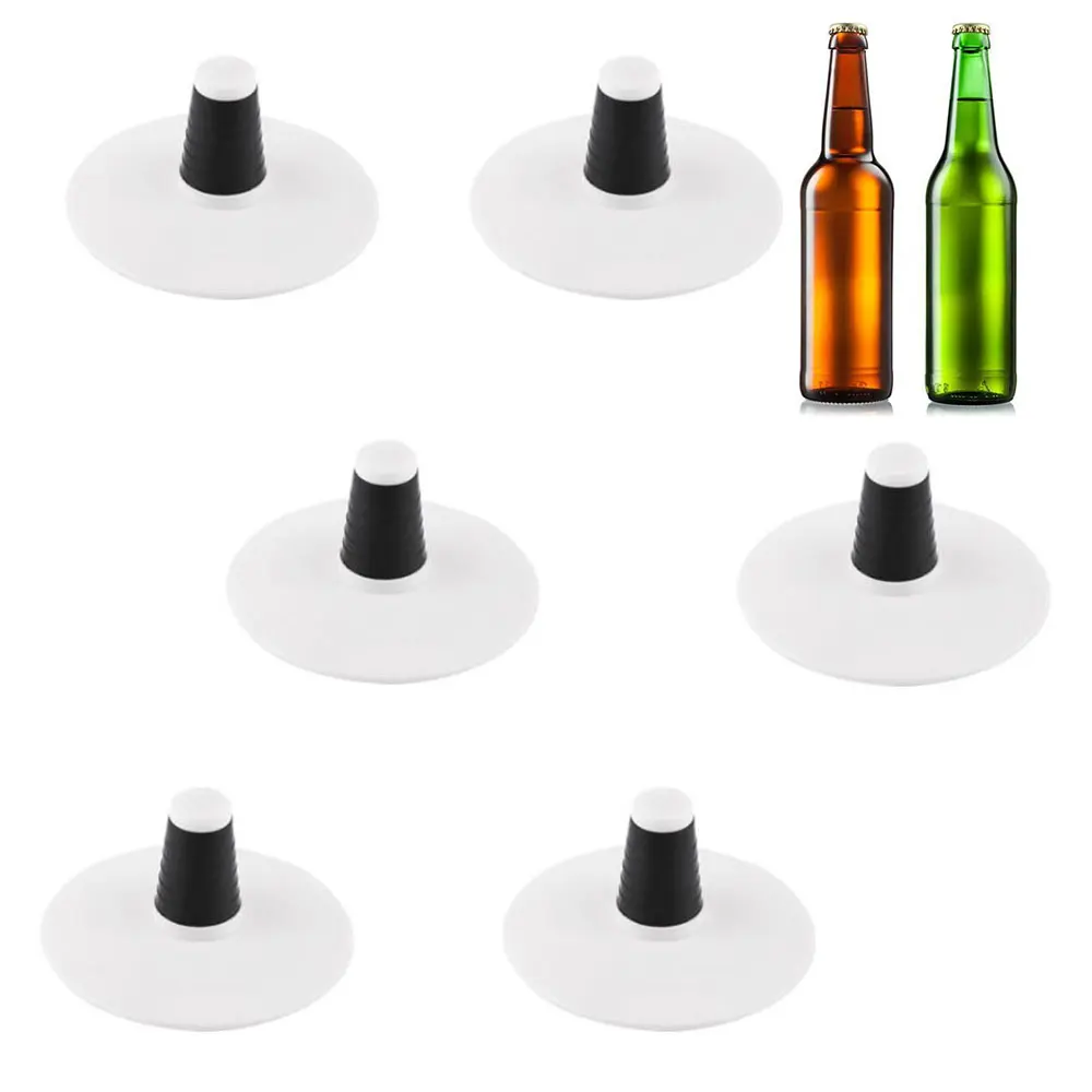 6 шт. винная бутылка с перевернутым верхом для пива держатель стебли подставка