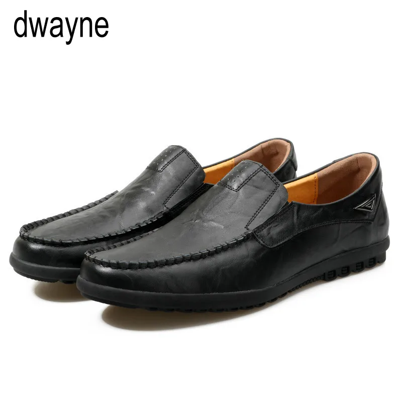 

Men Genuine Leather Casual Shoes Men Driving Moccasins Shoes Mens Slip-on Light Loafers Spring Men Flat Footwear Big Size 789