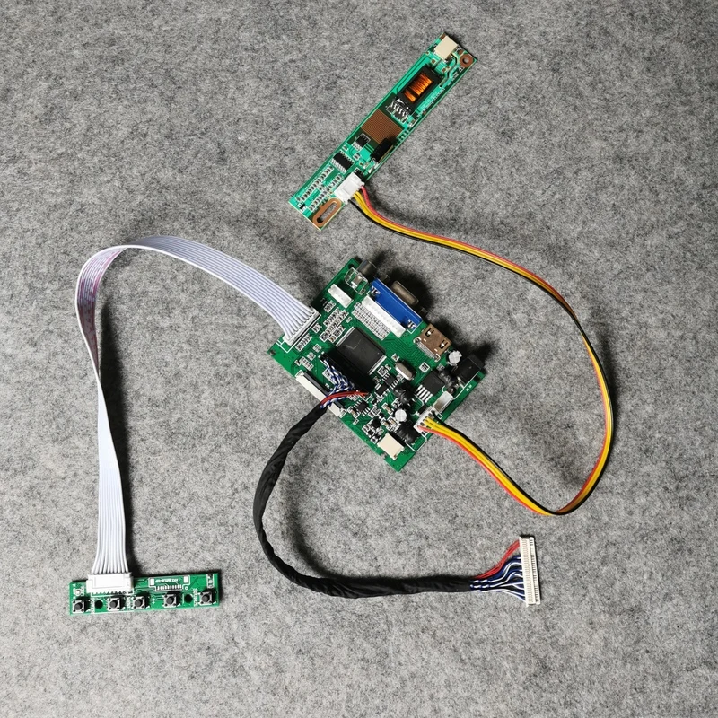 

DIY Kit LCD Matrix VGA AV LVDS 30 Pin 1680*1050 1-CCFL Fit LP171W02/LP171WE2/LP171WE3 Screen Monitor Controller Drive Board