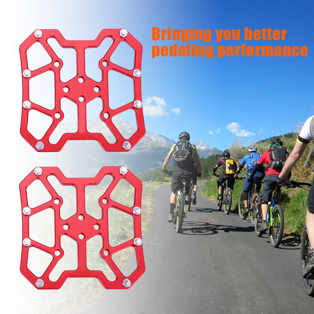 

Universal Aluminum Alloy Clipless to Platform Adapters Cleats Pedal for SPD Bike Cycle Platform Adapter Bicycle Parts