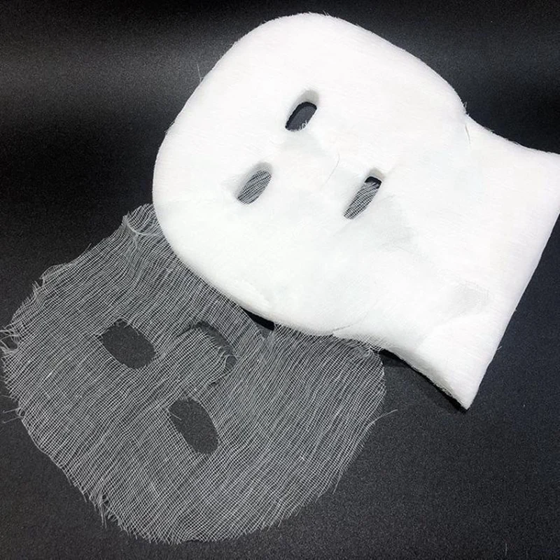 

100Pc/Lot White Soft Film Gauze Mask Disposable Special Face Paper Skin Management Beauty Salon Cotton Film Towel
