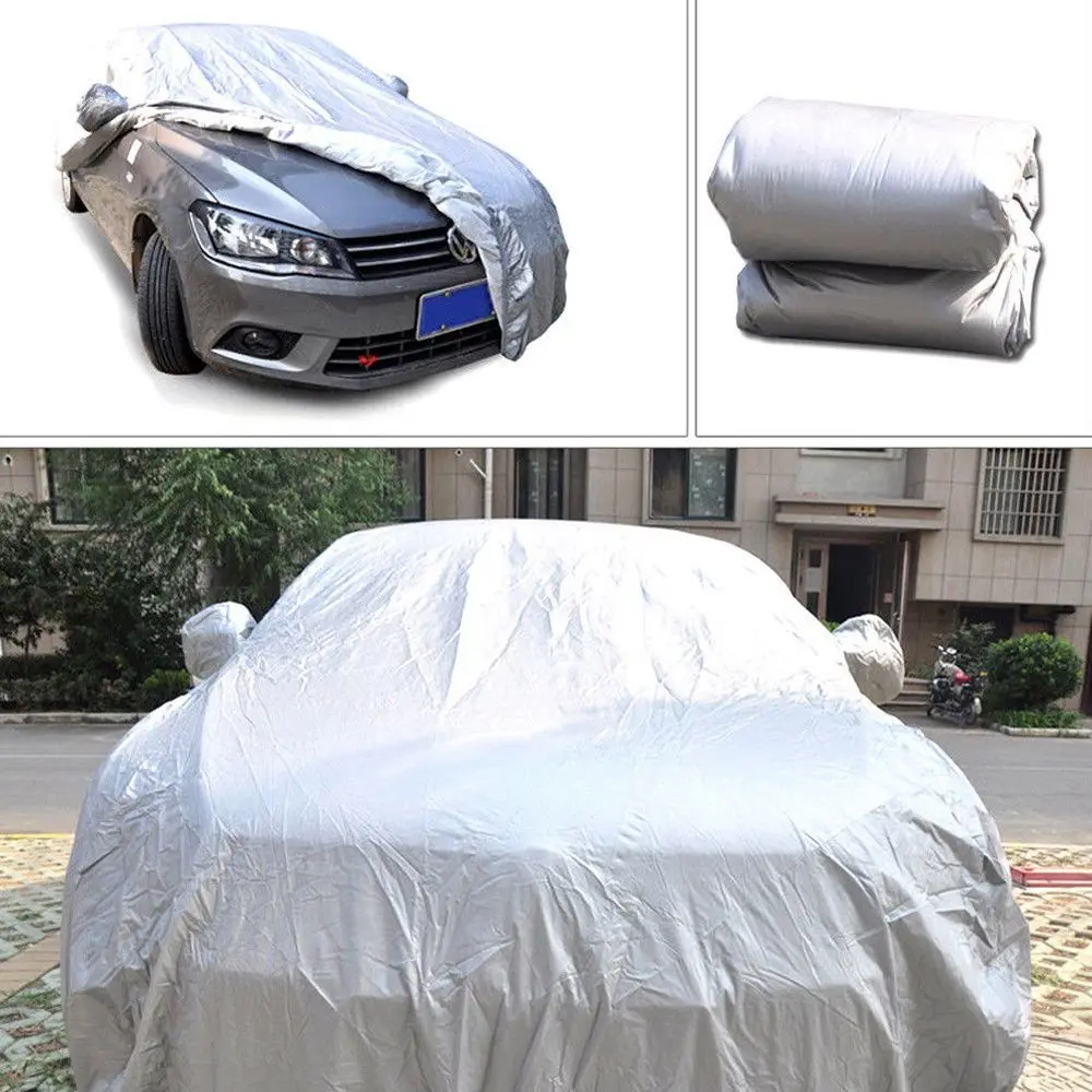 

Outdoor Car Cover Protector Scratch Dustproof Sun Rain Snow WaterProof Resistant Sunshade Auto Protective Hatchback Full Cover