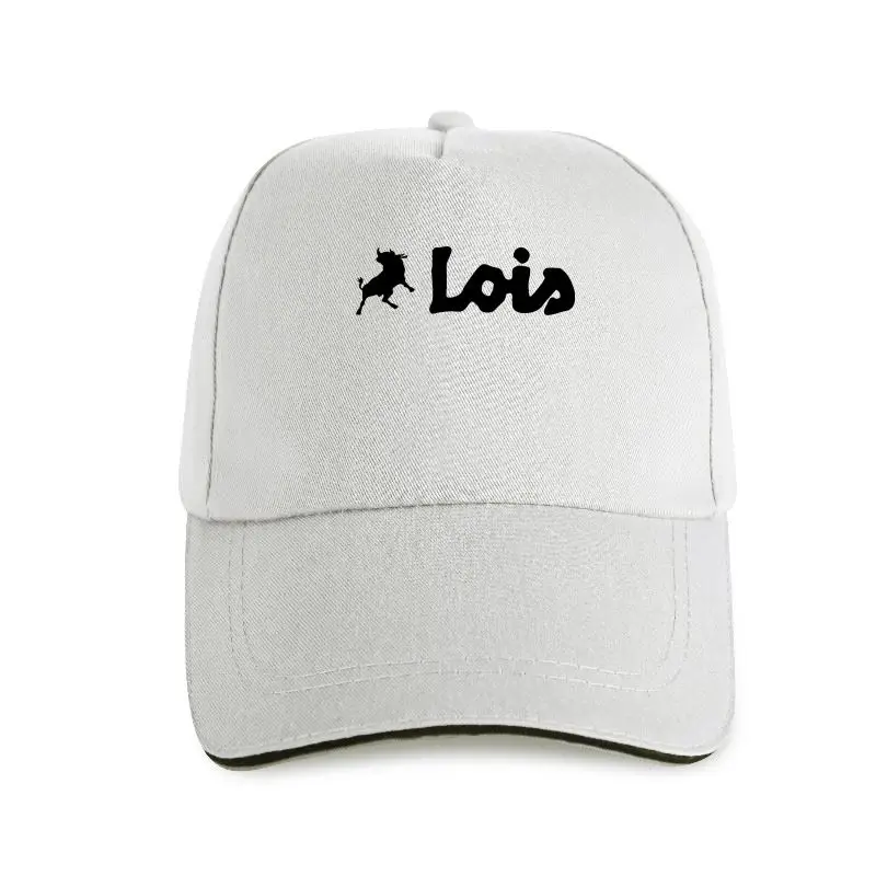 

Бейсболка мужская белая с логотипом Лоис