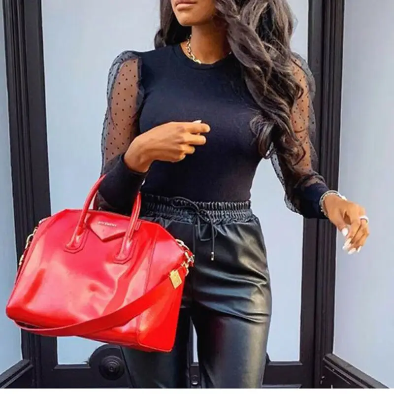 

Sexy Women Bodysuit Bodycon Jumpsuit Leotard Tops Fashion Mesh Lace Long Sleeve Jumpsuit Sexy Slim Fit Bodysuit Party Clubwear