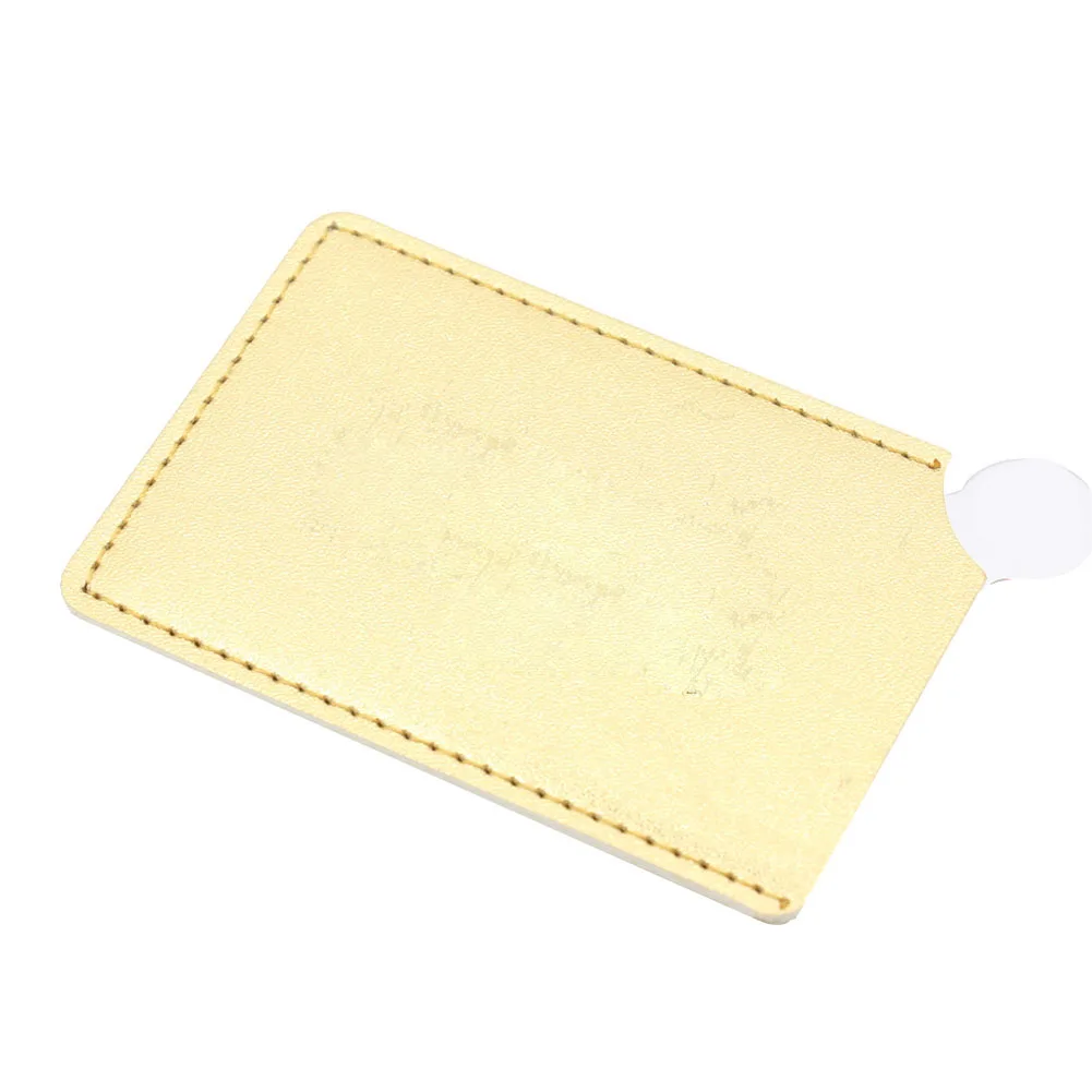 Небьющееся противоударное одноцветное косметическое зеркало для макияжа из