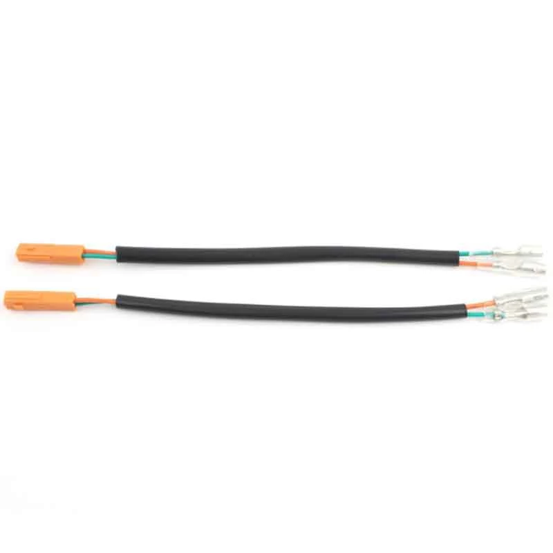 

2PCS Turn Signal Wiring Harness Connectors Adapter Plug for KAWASAKI Z125 Z250 Z300 Z650