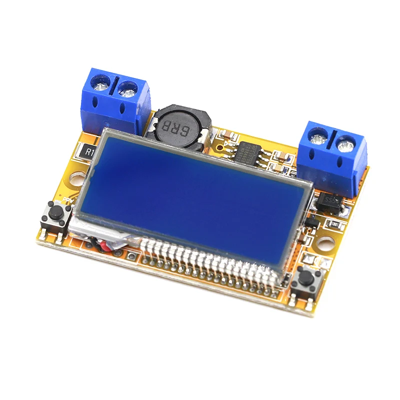 Внешний понижающий преобразователь напряжения с двойным дисплеем 5 23 В до 0 16 3 а