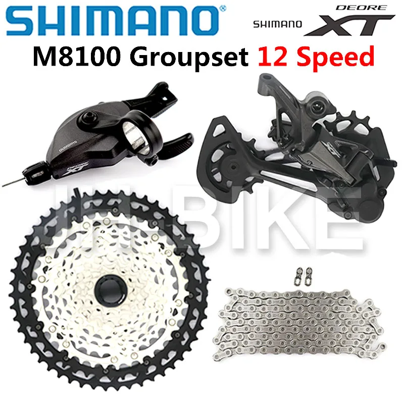 Shimano 12 Скоростей Groupset DEORE XT M8100 MTB горный велосипед 1x12 рычаг переключения скоростей