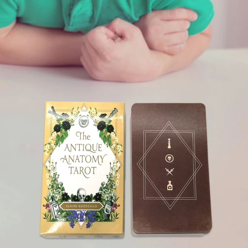 

The Antique Anatomy Tarots 78-Card Deck Full English Divination Oracle Cards