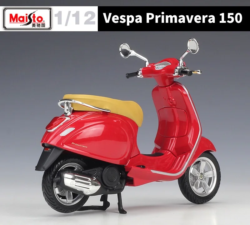 Скутер Maisto 1:12 Vespa Primavera 150 литый Под Давлением Мотоцикл |