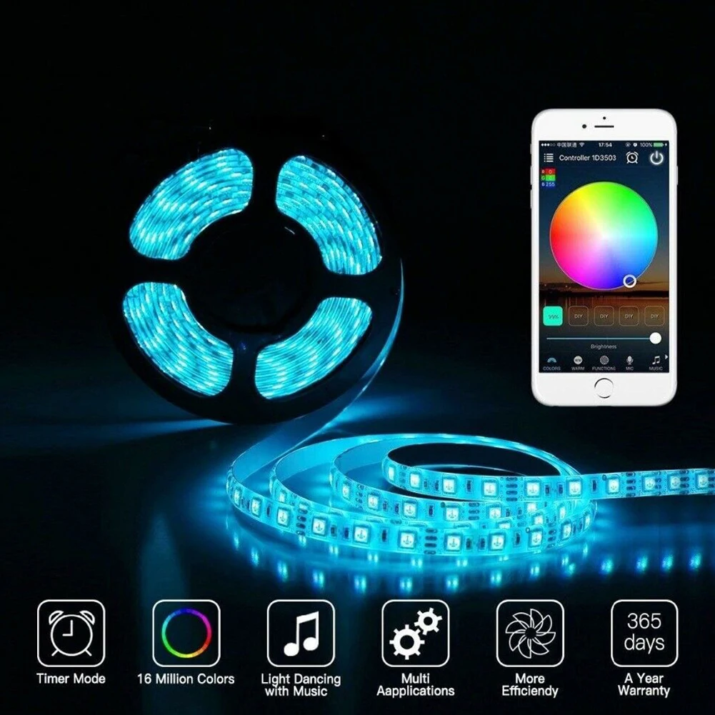Легкая Управление Портативный 24 клавиши светодиодный RGB умная WI-FI прочный Беспроводной для мобильного телефона с дистанционным мини светодиодные полосы контроллера музыка диммер