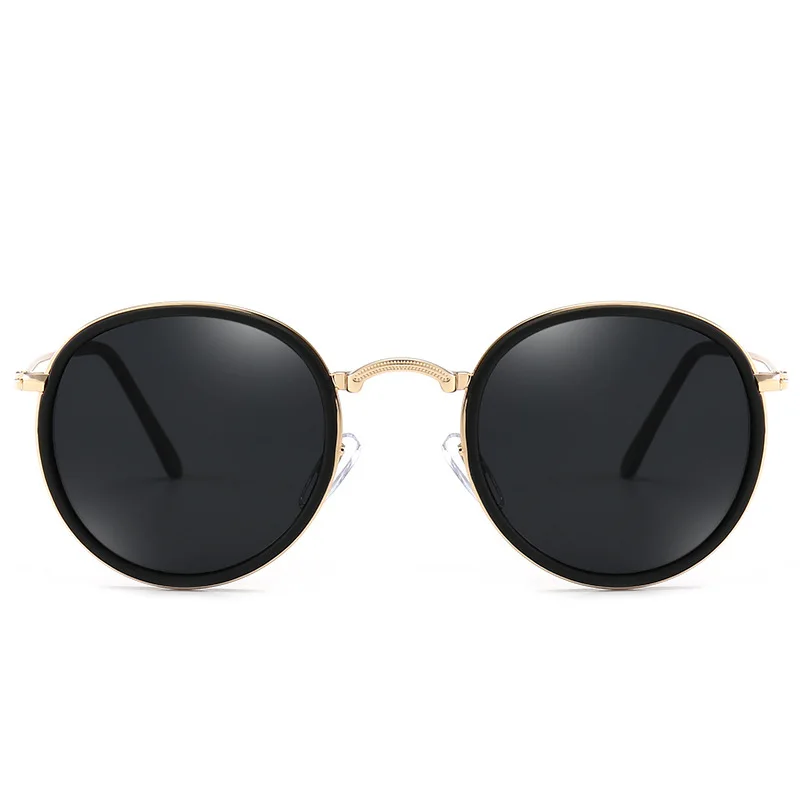 JackJad классический Vinatge 3517 круглый стиль поляризованные солнцезащитные очки модный бренд дизайн металлический круг Солнцезащитные очки Oculos De Sol