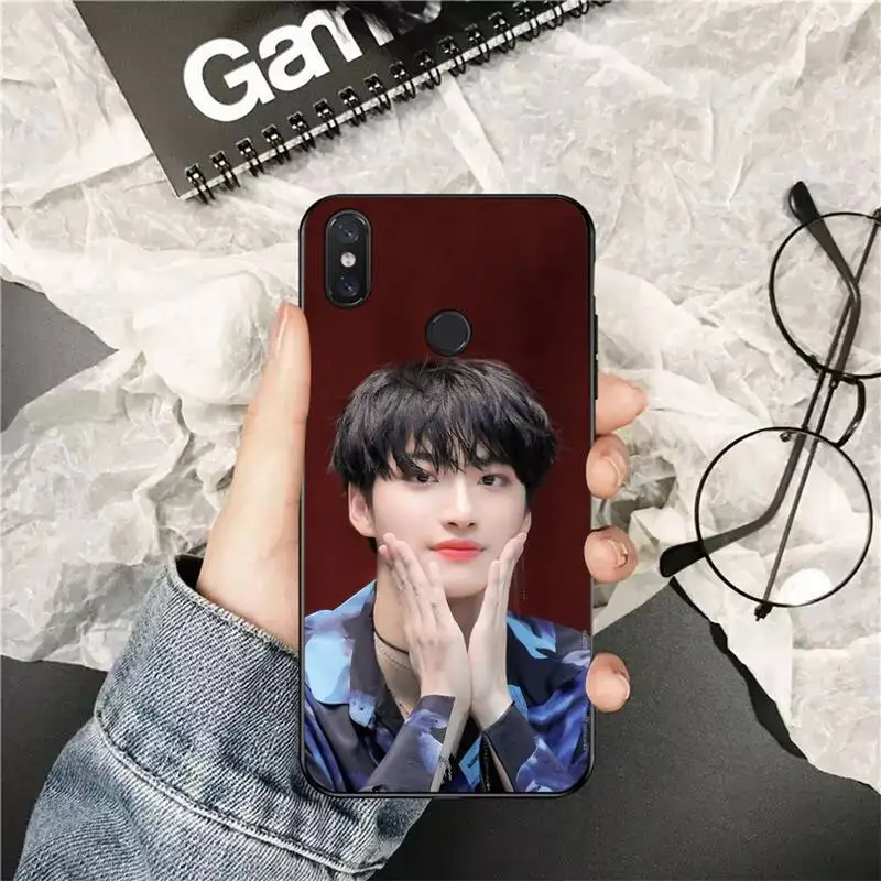 Силиконовый черный чехол FHNBLJ ATEEZ HongJoong SeongHWA для телефона Xiaomi Redmi 5 5Plus 6 6A 4X 7 7A 8 8A 9 Note