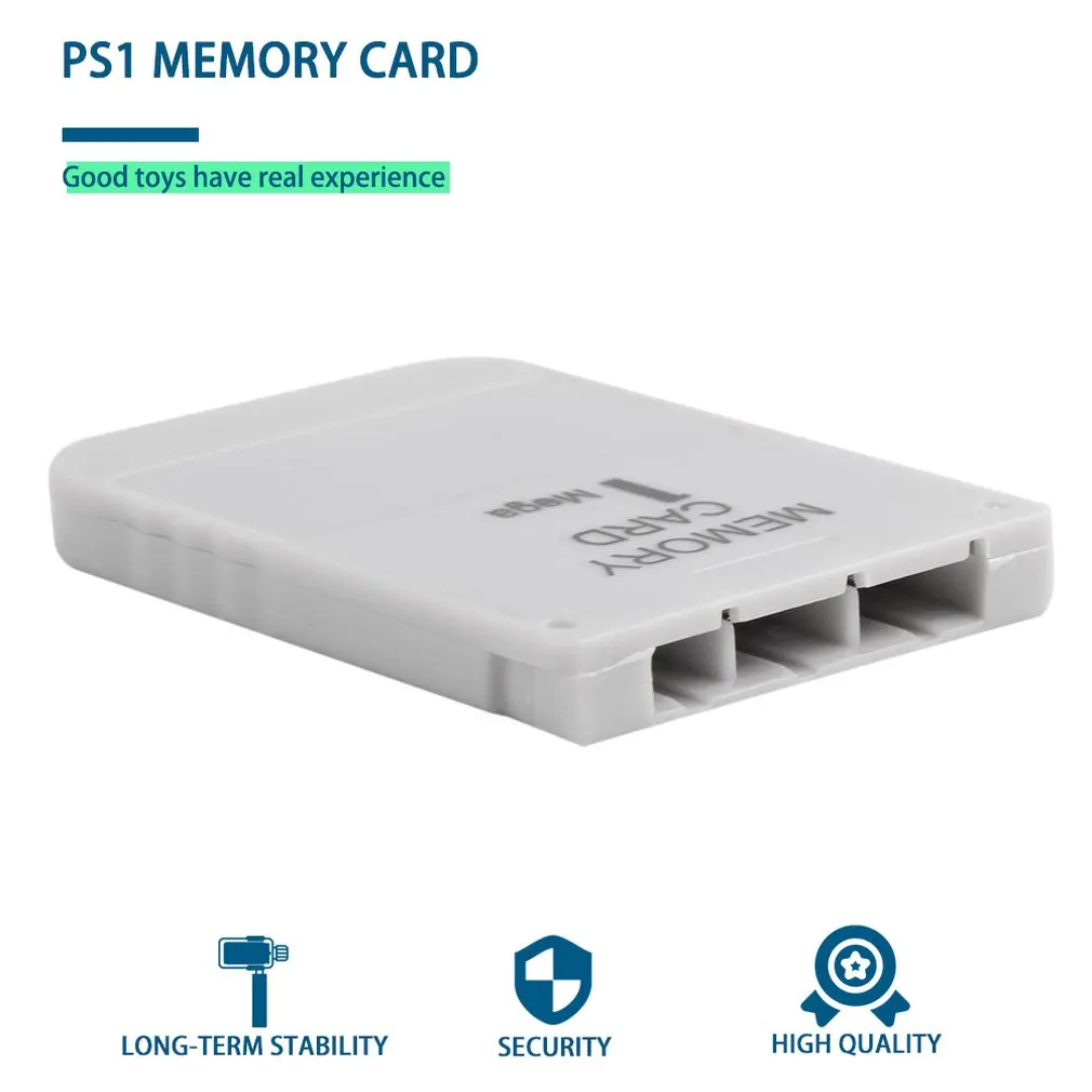 PS1 карта памяти 1 мега для PlayStation One PSX игра Полезная практичная доступная белая м
