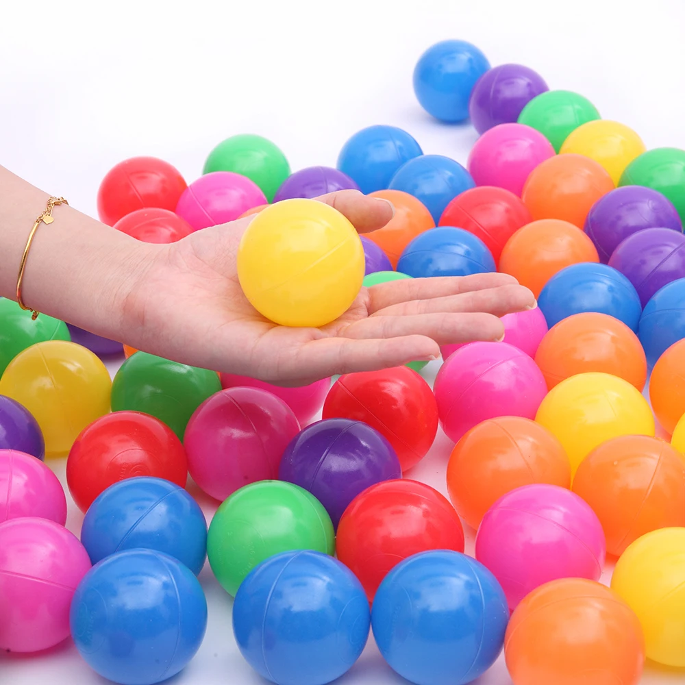 

100 Pcs 5.5cm Colorful Fun Soft Plastic Ocean Ball Swim Pit Toys Baby Kids Toys