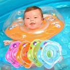 Детское надувное кольцо, кольцо на шею, трубка, безопасный круг для младенцев, для купания, надувной фламинго, для водных предметов