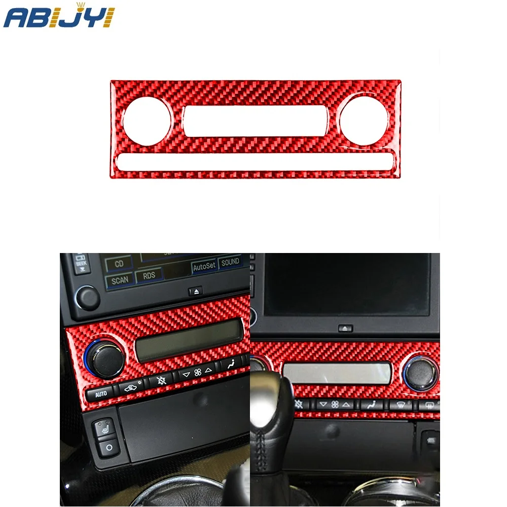 

For Chevrolet Corvette C6 2005-2007 Car Accessories Interior Decoration Carbon Fiber Stickers Air Conditioning Button Box