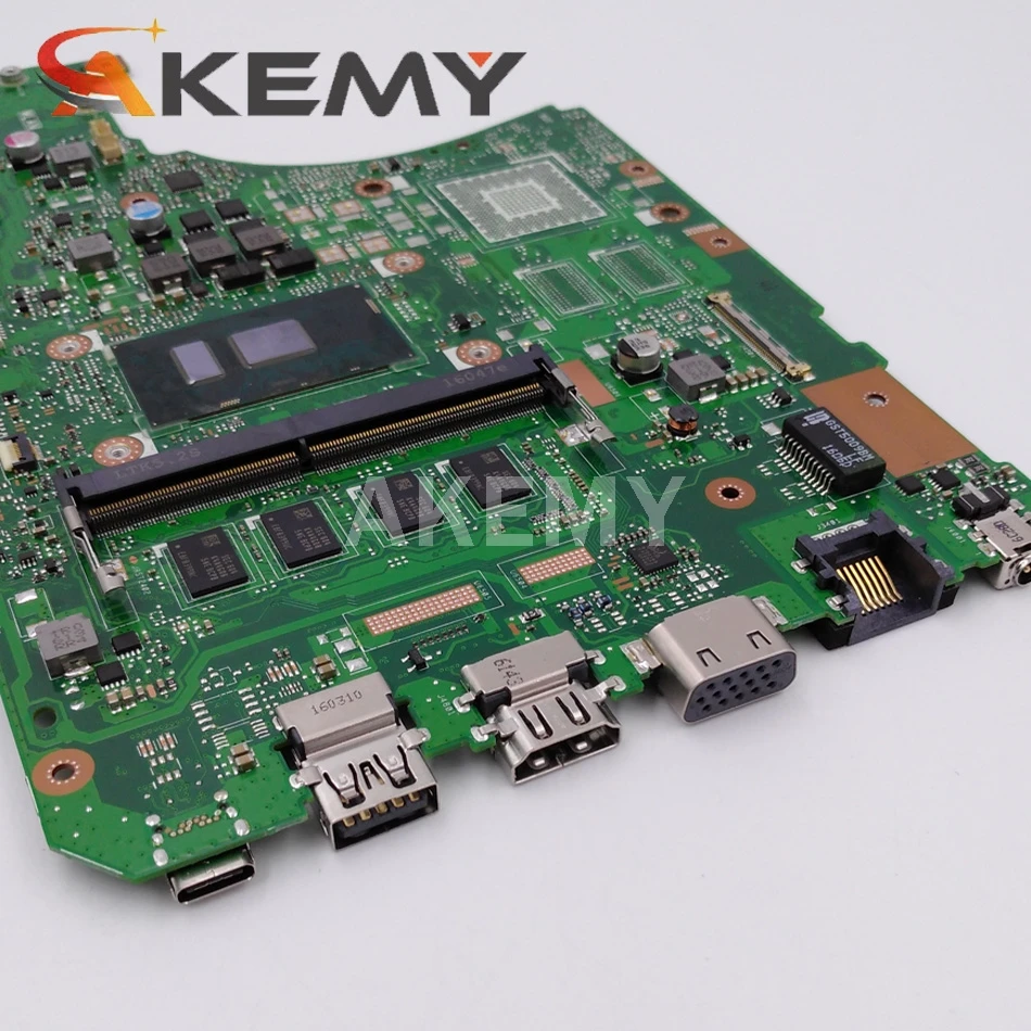 

For Asus X556U X556UA X556UAK X556UAM X556UJ X556UV X556UF X556UR X556UB Mianboard X556UQ laptop Motherboard i3 i5 i7 DDR3 DDR4