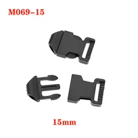 100 pieces 15mm small plastic luggage accessories buckle backpack pin buckle hanging adjusting buckle m069 15