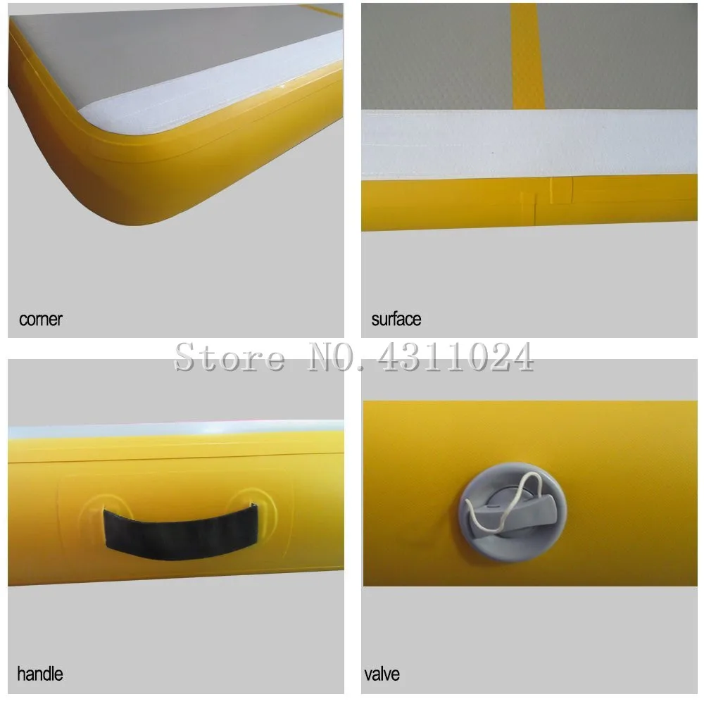 Pаспродажа Высококачественный надувной воздушный трек 7x1x0,1 м, гимнастический Воздушный Мат, коврик для акробатики, надувной воздушный трек с бесплатн...