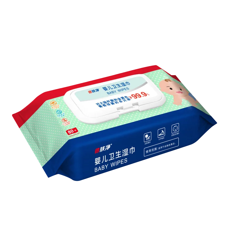 3 упаковки Детские гигиенические салфетки 80 шт. | Красота и здоровье