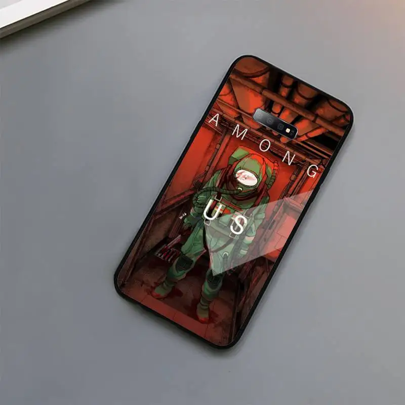 

Among Us hot Game Phone Case Tempered glass For Samsung S6 S7 edge S8 S9 S10 e plus note8 9 10 pro