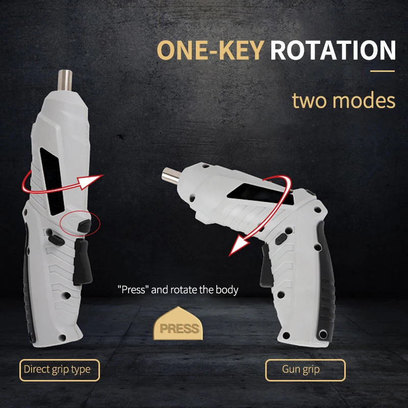 3 6 В Беспроводная электрическая отвертка Бытовая перезаряжаемая скручивающаяся