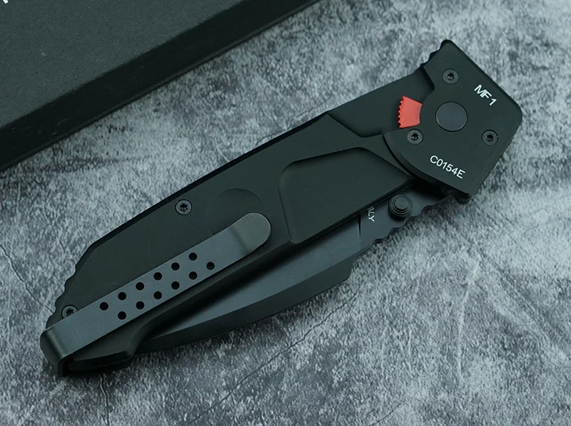 

OME MF1 folding knife N690 blade 6061-T6 aluminum handle camping multi-function trekking pocket fruit knives EDC tool