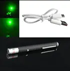 Высокомощная перезаряжаемая зеленая и красная лазерная указка с USB-зарядкой, 201, 5 мВт, 500 нм, непрерывная линия, от 1000 до метров, Лазерный диапазон