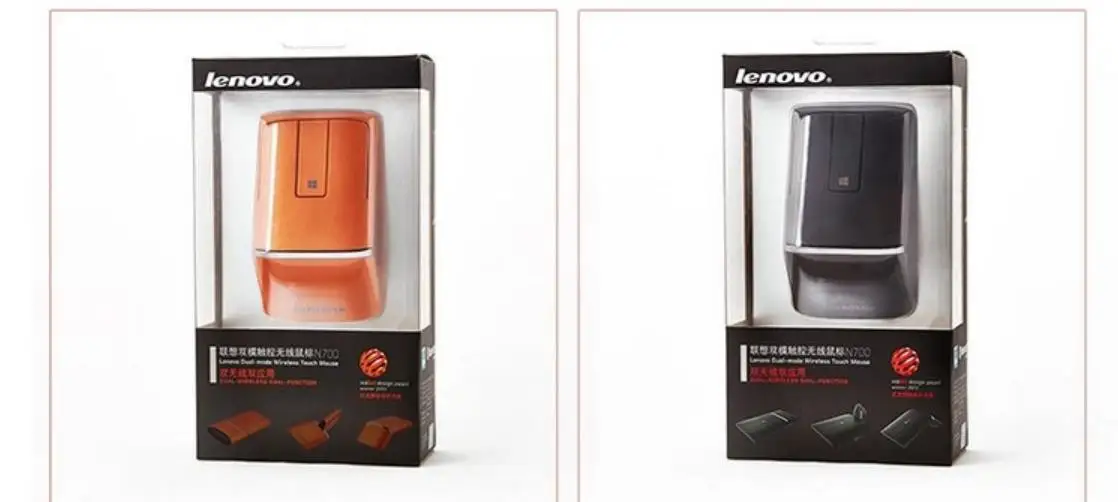 Беспроводная сенсорная мышь Lenovo N700 с USB-интерфейсом 1200 точек/дюйм игровая для