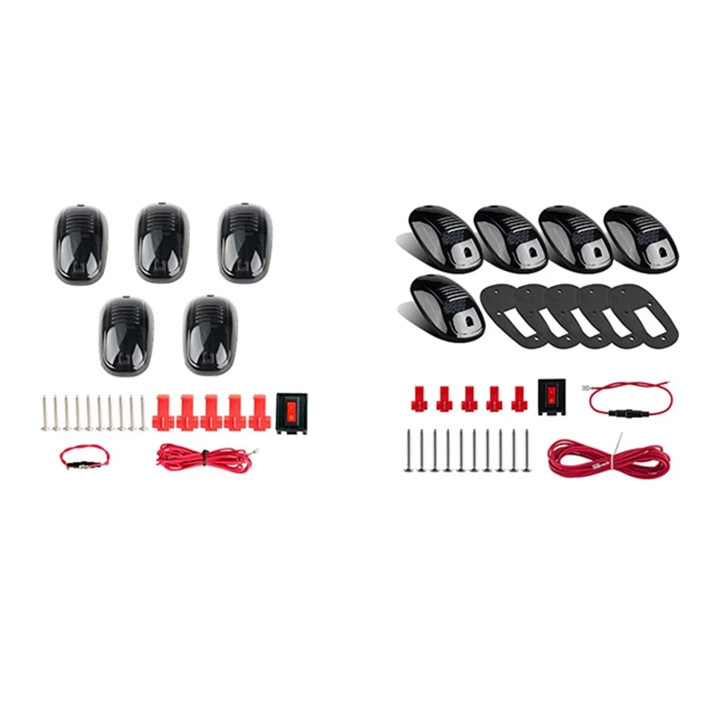 Габаритные огни для крыши кабины ходовые верхсветильник 12 светодиодов 2003-10 Dodge Ram