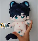 Игрушка плюшевая Osborn Xiao Yi с светильник кой и ночным видением, кукла с кошачьими ушами и хвостом для косплея, подарок фанату аниме, 20 см