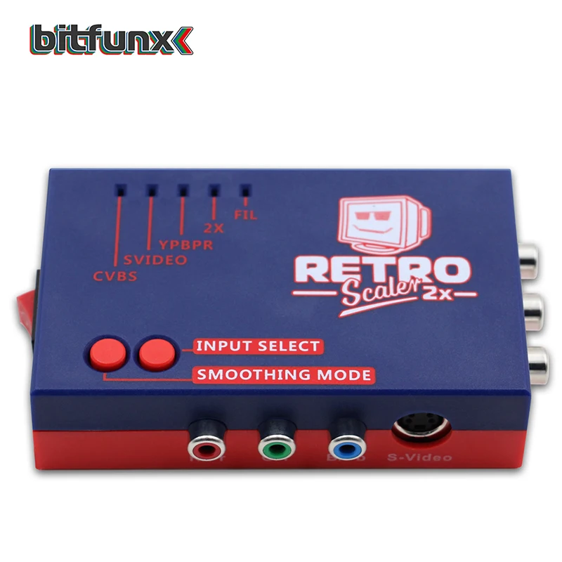 Оригинальный конвертер Bitfunx RetroScaler2x A/V и линейный дубликатор для ретро игровых
