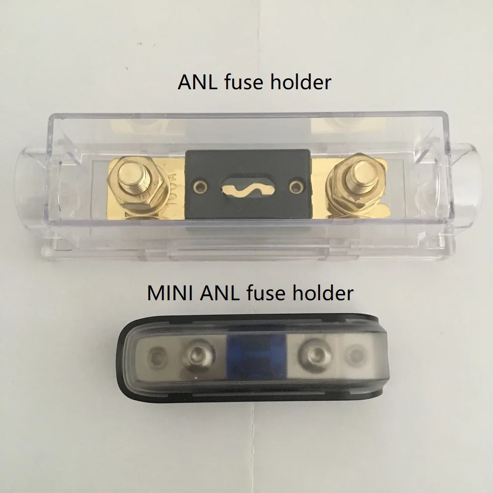 1 комплект автомобильного аудиоусилителя низкого напряжения ANL держатель