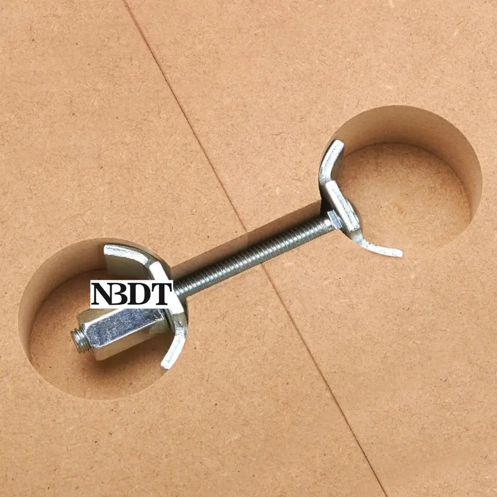 Столешницы столешницы Соединительный коннектор M6 резьбовой болт полулунный