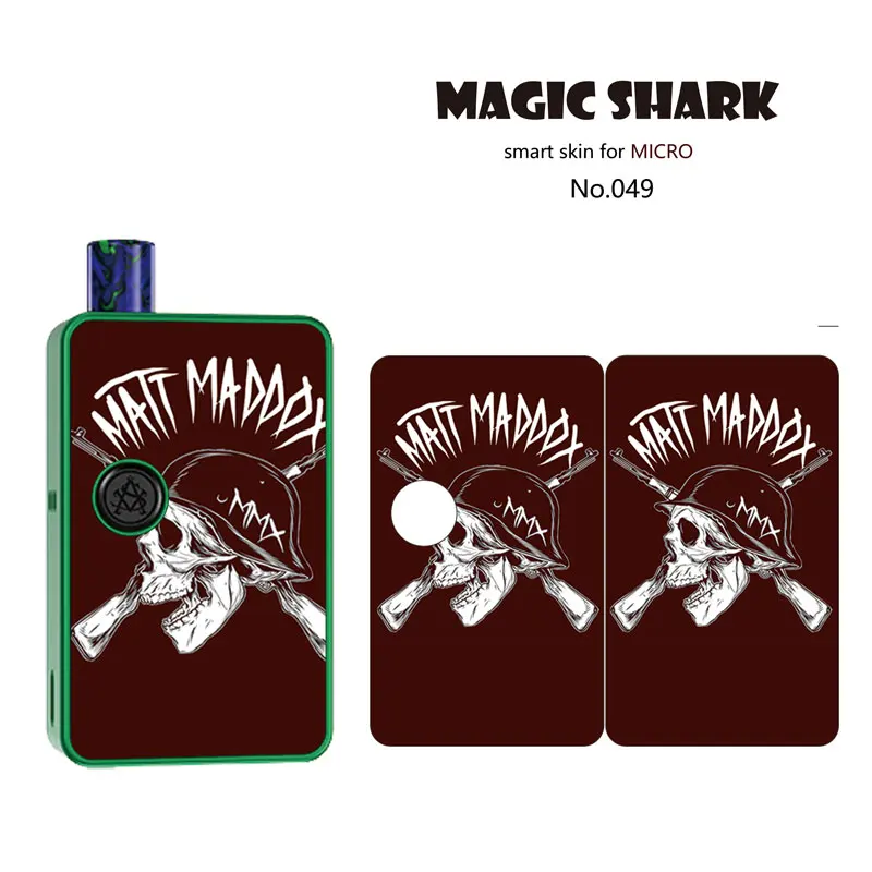 Волшебная Акула череп мотоцикл злой панк 2.5D стерео ПВХ стикер чехол Обложка