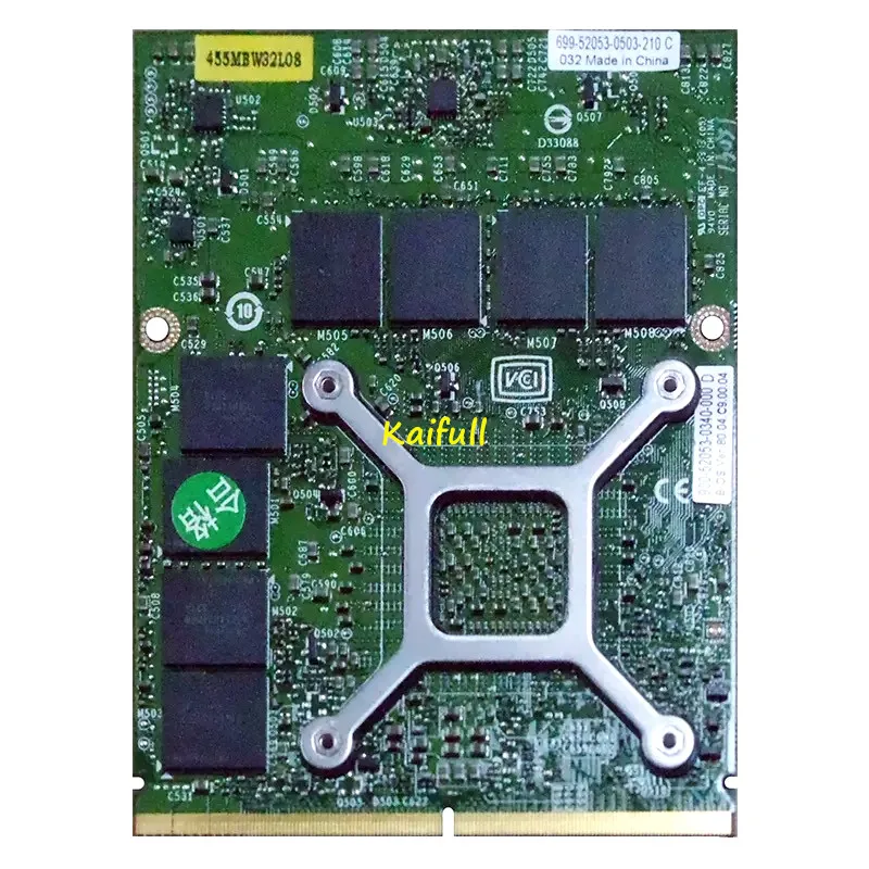 Абсолютно Новый K5100M K5100 GDDR5 8 Гб видеокарта Vedio N15E-Q5-A2 с x-кронштейном для Dell M6700 M6800 HP
