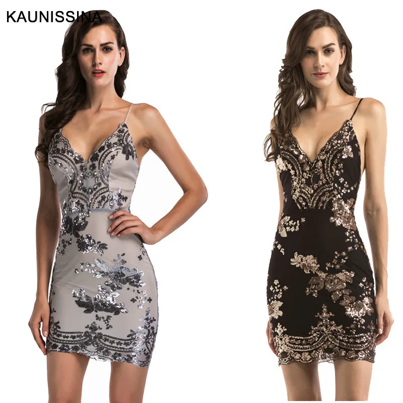 Женское короткое платье на бретельках с открытой спиной|Коктейльные платья| |